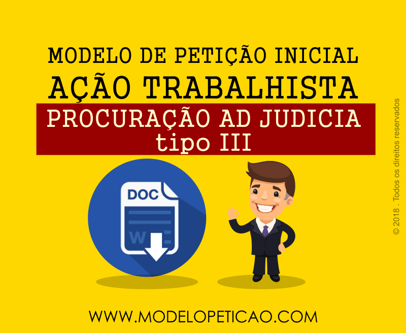 Modelo de Procuração Ad Judicia III